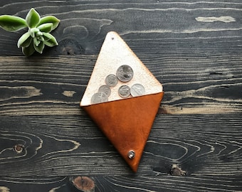 Leather Coin Purse, Leather Coin Pouch