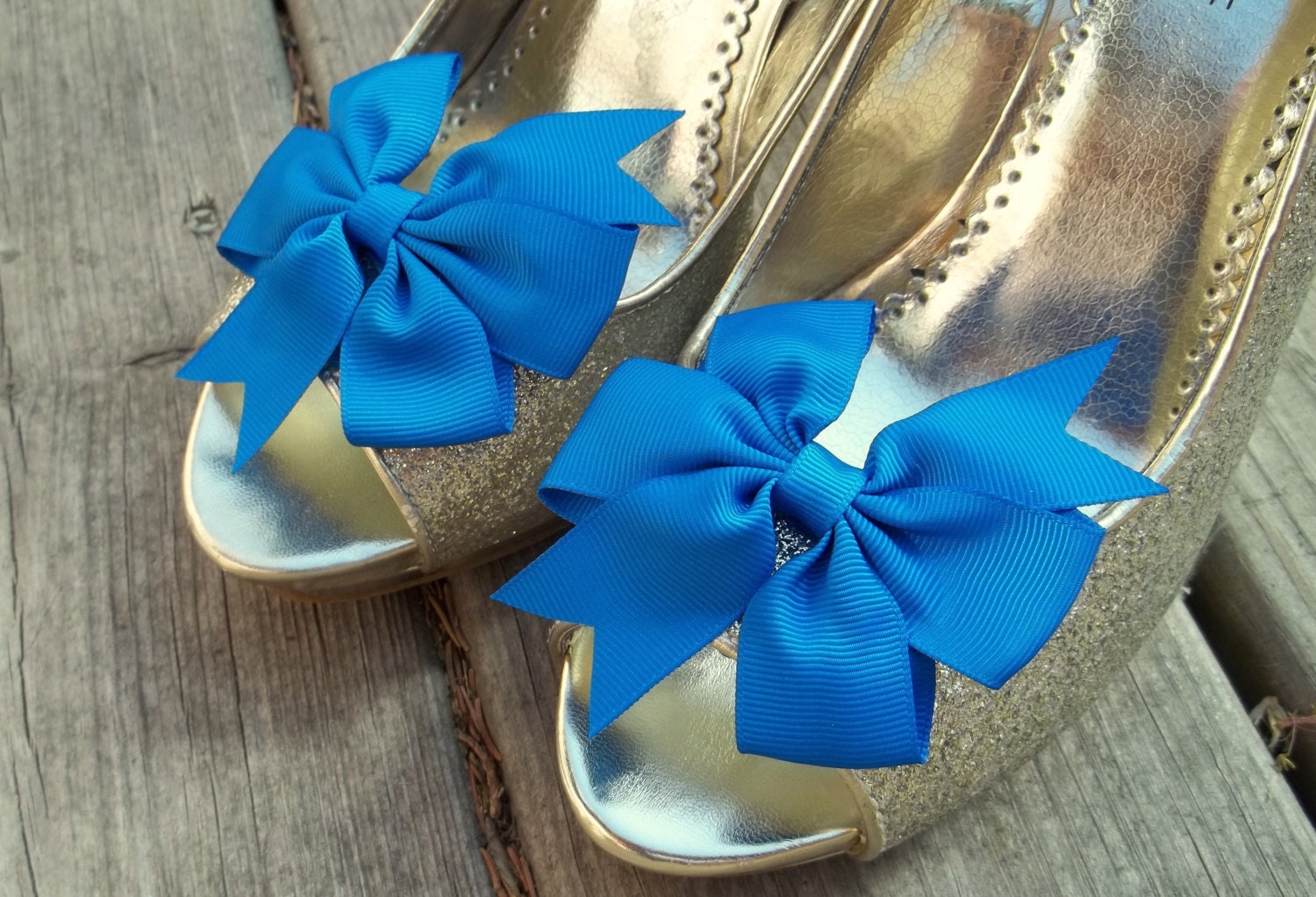 Wedding Shoe Clips Bridal Shoe Clips Grosgrain Bow Shoe