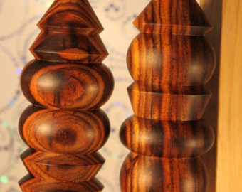 Large Cocobolo Fan and Light Pulls