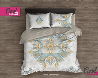 King Duvet Cover, Mandala Bedding, Comforter ON SALE