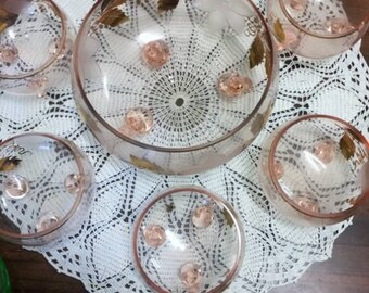 Vintage Astracolour Dessert Set