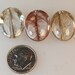 1Reserved for Aurora, 3 Rutilated Quartz cabochons, "The Three Amigos"