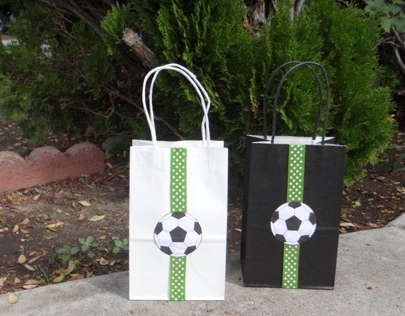 Soccer Birthday Party Theme Favor Bags