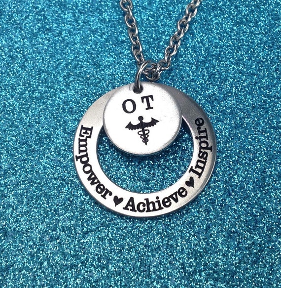 Occupational Therapy Jewelry OT necklace COTA jewelry
