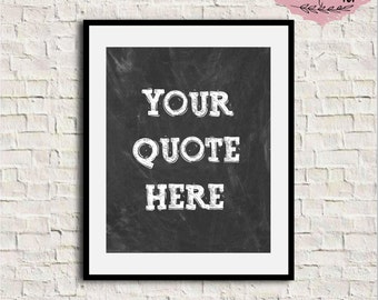 Quote chalkboard | Etsy