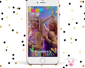 Snapchat GeoFilter, Bachelorette Party Geofilter, Fiesta Snapchat Filter, Cactus, Pinata Snapchat, Fiesta Geofilter, Birthday Party Snapchat