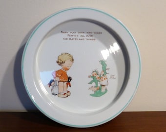 Mabel Lucie Attwell designed child's bowl by Shelley – original from the 1930s