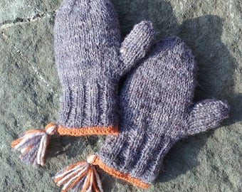Hand Spun Pure Wool Children's Mittens