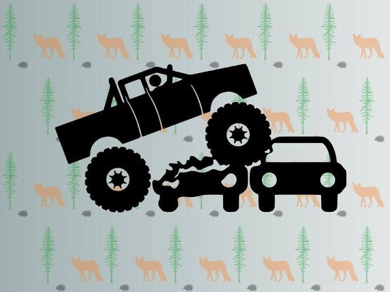 monster truck svg monstertrucks svg files for cricut