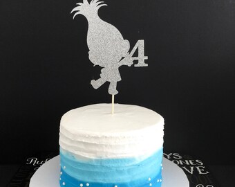 Any Age Trolls Cake Topper, Trolls Age Cake Topper, Trolls Birthday Cake Topper, Trolls Party Decorations, Trolls Topper