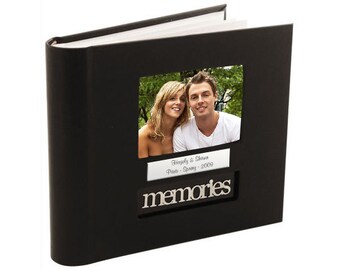 Engraved Memories Black Photo Album