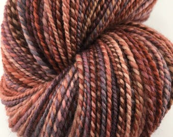 Handspun Sport Yarn "Elixir" 270 yards finn wool