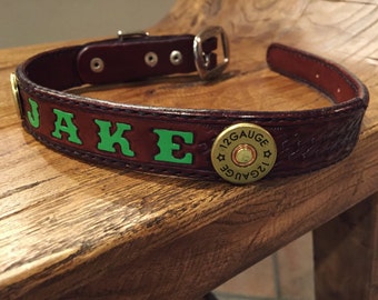 Custom 12 Gauge Dog Collar