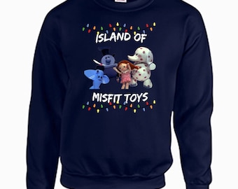 Tacky Christmas Sweatshirt Island of Misfit Toys Christmas Shirt Holiday Christmas Tacky Shirt