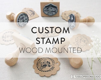 CUSTOM STAMP, CUSTOM Logo Stamp, Business Stamp, Custom Stamps, Branding Stamp, Etsy Shop Stamp, Business Card Stamp, Small Business Stamp