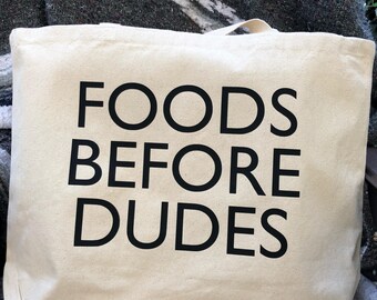 Canvas Grocery Bag ~ Grocery Bag ~ Fun Grocery Bag ~ Reusable Grocery Bag ~ Reusable Shopping Bag ~ Canvas Tote ~ Grocery Tote