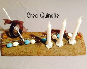 Table centerpiece, candle holder