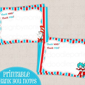 Dr seuss thank you | Etsy