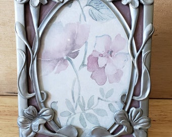 Beautiful Pewter Photo Frame by Seagull. Pewter Picture Frame,