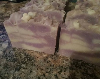 Orchids and Gradenia handmade soap with coconut milk
