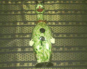 murano venetian glass clown