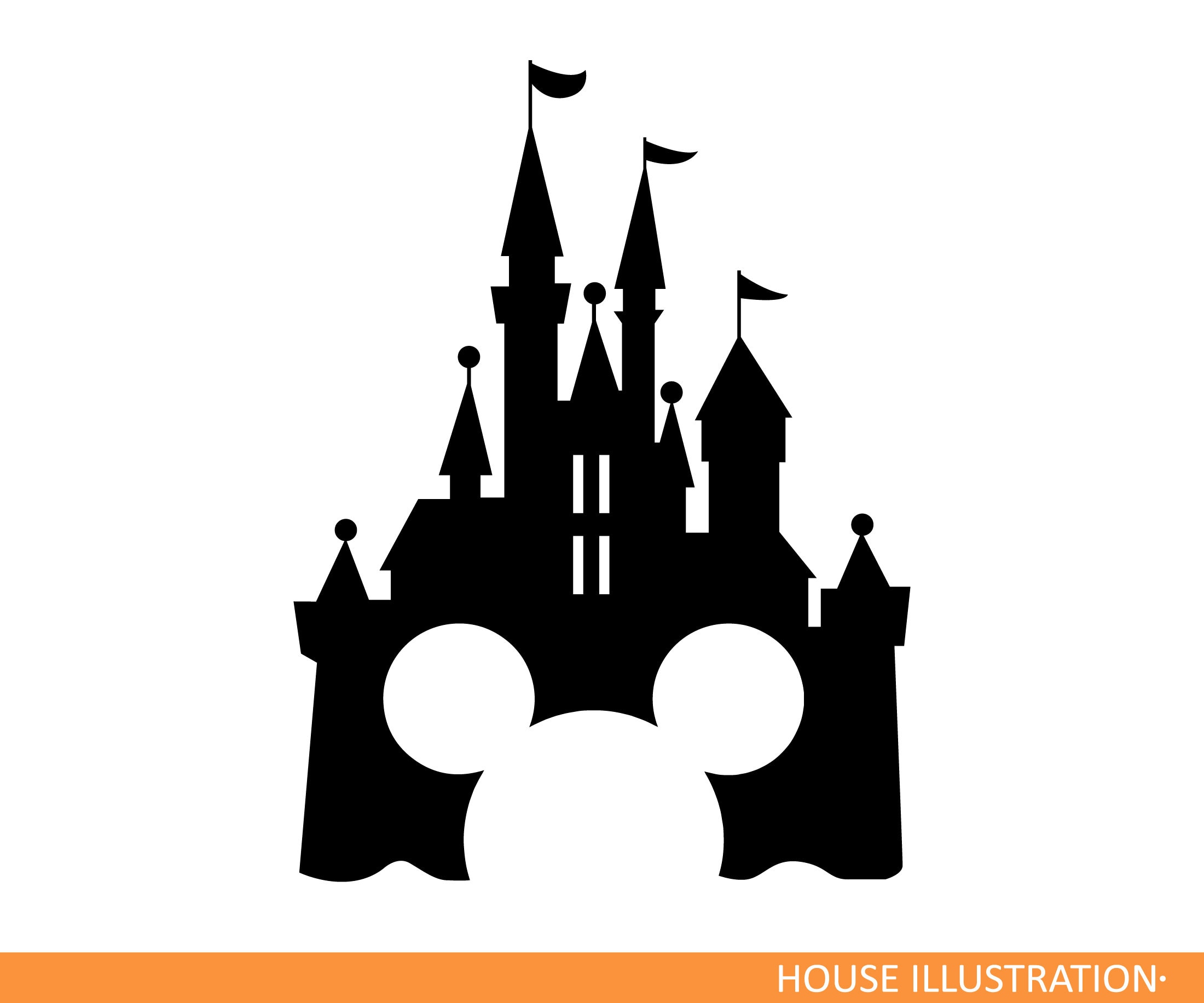 Disney Castle And Svg - 107+ SVG File for Silhouette