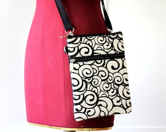 Small cross-body bag, Travel cell phone purse, Smart phone purse, Passport bag, Small travel bag