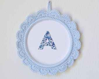 crochet, different colors, frame, postage included frames