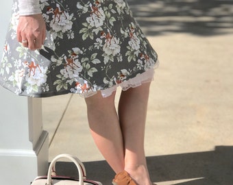 Bambi floral dress inspired by spring and new beginnings!