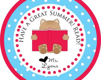 Personalised school book labels
