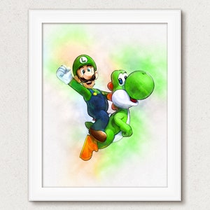 Super mario print | Etsy