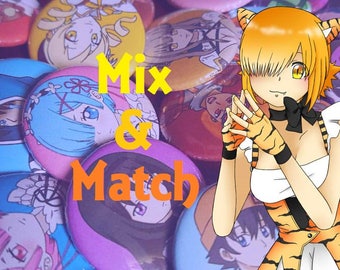 Mix & Match Buttons! Create Your Own Button Set! *Please Read Description*