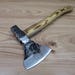 1.60 lbs goosewing bearded broad tomahawk german hatchet axe head handmade forged rare