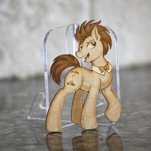 Dr. Hooves / temps Turner - gravé miniature bois