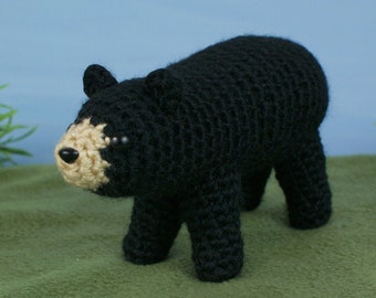 PDF Black Bear amigurumi CROCHET PATTERN