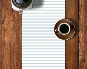 45 colors Ticking Table Runner, Country French Ticking Table Runner, Ticking Stripe Table Runner, Cotton Farmhouse Table Runner Centerpiece
