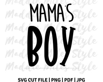 Download Mamas boy svg | Etsy