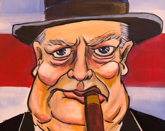 Winston Churchill (2017) by Mark Redfield