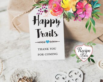 Happy trails tags | Etsy
