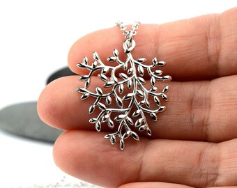 All Sterling Tree Of Life Necklace, Dainty Family Tree Sterling Silver Jewelry