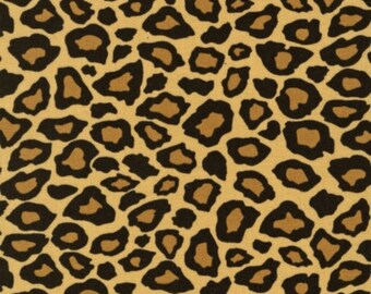 Brown Big Cat Leopard Print From Robert Kaufman