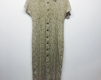 90's Grunge Floral Maxi Dress