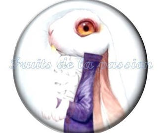 1 cabochon 30mm, fairytales, round glass