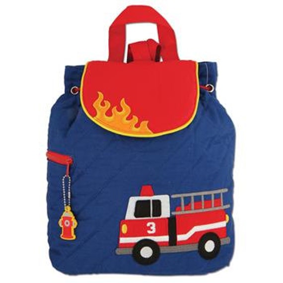 FIRETRUCK Quilted Backpack by Stephen Joseph