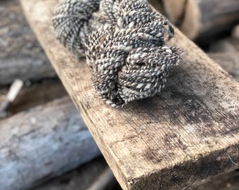 Handspun yarn natural and undyed