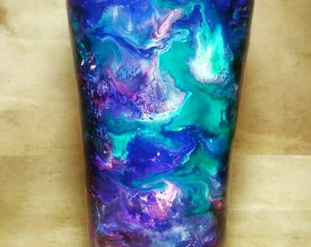 Marbled swirl 20 oz Stainless steel tumbler