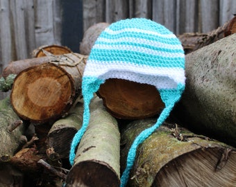 Handmade Crochet Baby Hat 0-3 Months