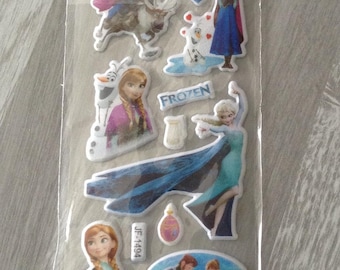 1 embroidery sheet decal elsa anna frozen