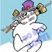 Frosty The Snowman Crochet Graph Pattern