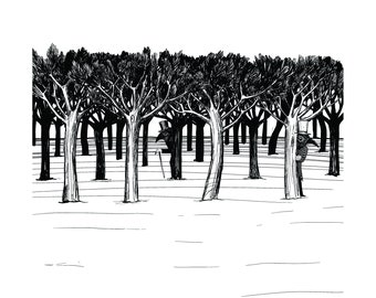 The dark woods - Limited Edition Print of 10